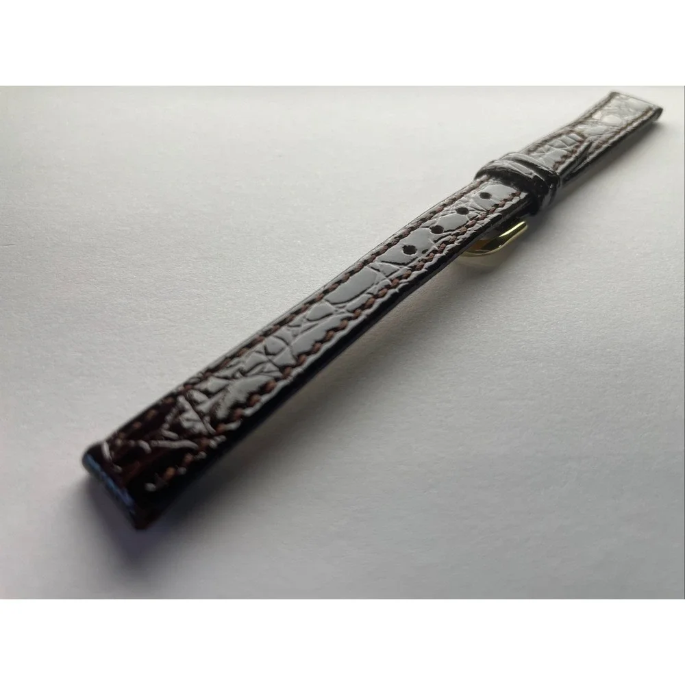 Band-it 12mm Brown Crocodile Grain Watch‎ Band